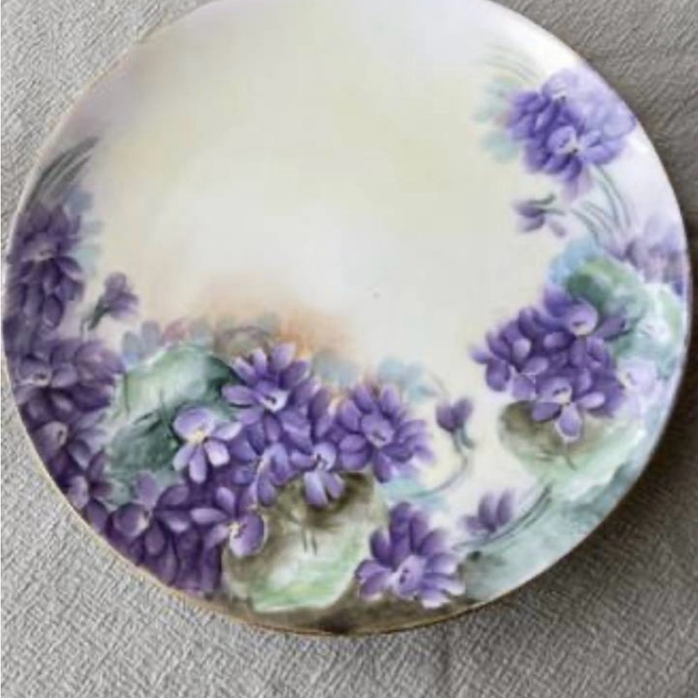 Antique Decorative Plate, from France, PERFECT Condition!